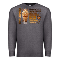 Charcoal Heather melanin coffee Premium Sweatshirt - JahusDesignShop