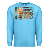 Ocean Blue melanin coffee Premium Sweatshirt - JahusDesignShop