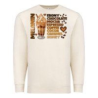Sandshell melanin coffee Premium Sweatshirt - JahusDesignShop