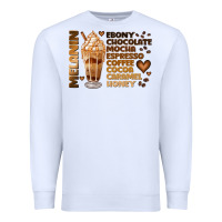 White melanin coffee Premium Sweatshirt - JahusDesignShop
