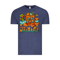 Vintage Denim Thankful Thanksgiving Coffee Mug Vintage Tee - FaDigitalArtStudio