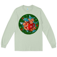 Matcha gingerbread men with hot chocolate Long Sleeve Tee - BundleAndBundleShop