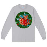 Moon Dust gingerbread men with hot chocolate Long Sleeve Tee - BundleAndBundleShop