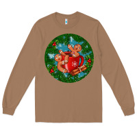 Toasted Coconut gingerbread men with hot chocolate Long Sleeve Tee - BundleAndBundleShop