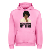 Fuchsia Pink maxine reclaiming my time funny political quote t shirt Urban Hoodie - baoMotion