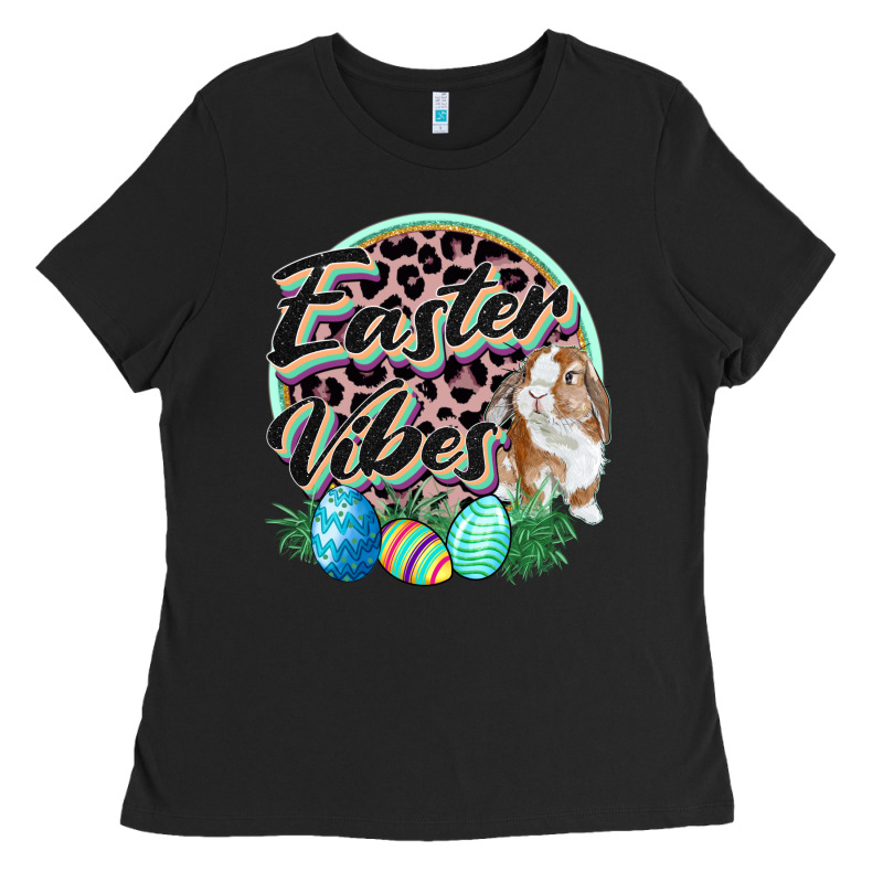 Easter Vibes Easter Day Ladies Tee by CowGirlArtShop | Teevron
