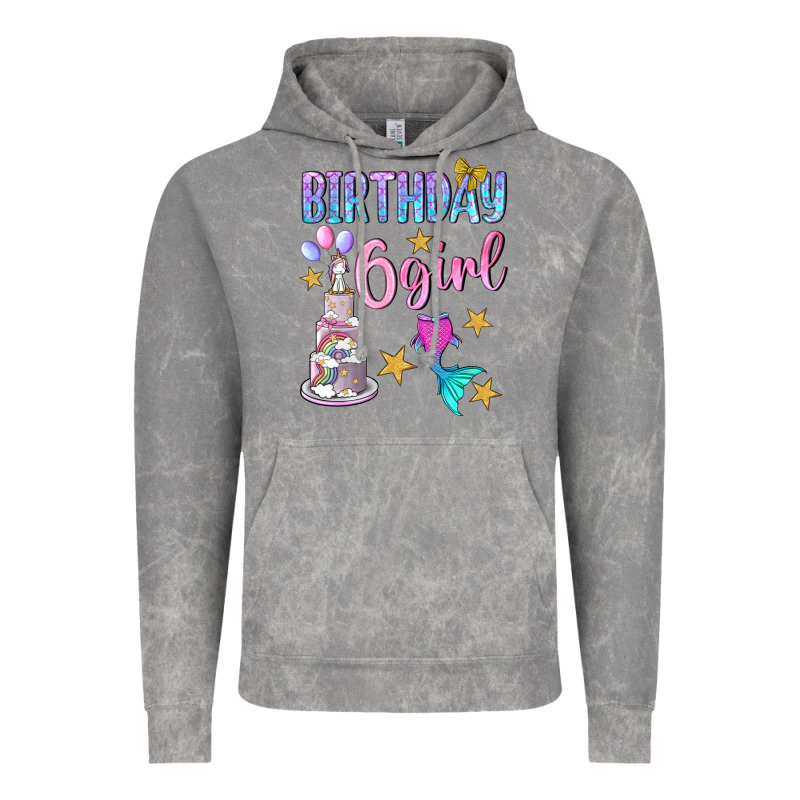 Birthday Girl 6 Vintage Hoodie by BundleAndBundleShop | Teevron