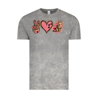Cloud Rock Peace Love Cats Vintage Tee - Jasminsmagicworld