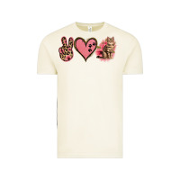 Vintage Arctic Peace Love Cats Vintage Tee - Jasminsmagicworld