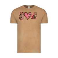 Vintage Camel Peace Love Cats Vintage Tee - Jasminsmagicworld
