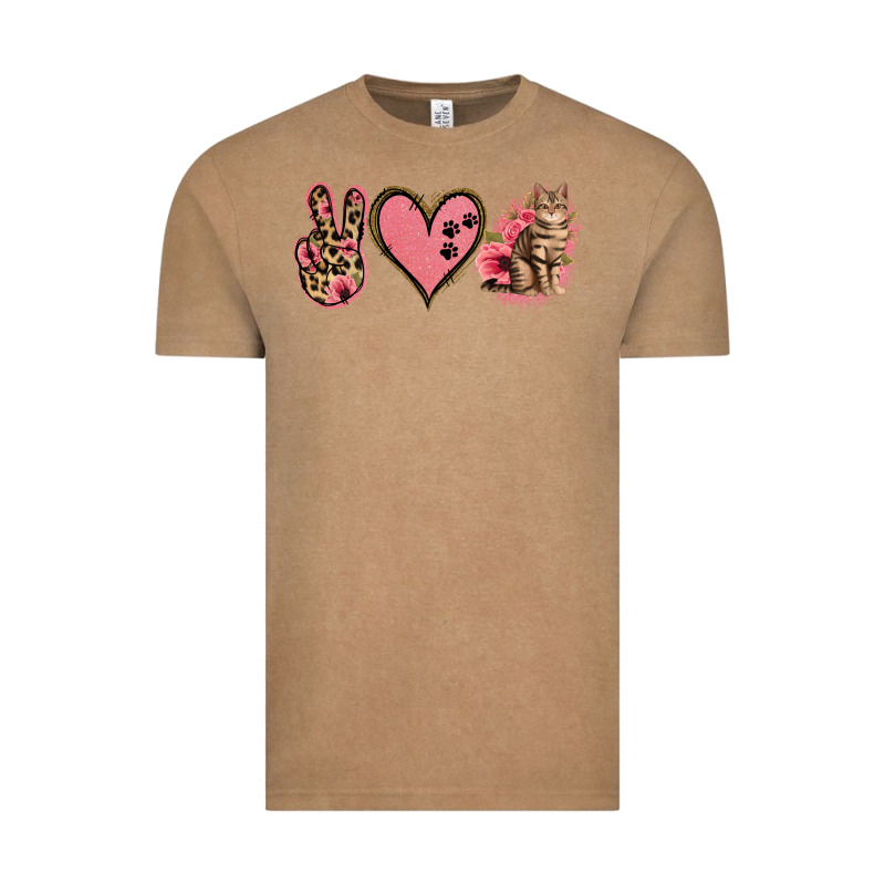 Peace Love Cats Vintage Tee by Jasminsmagicworld | Teevron