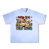 Grape Ice Coffee First Then Cows Urban Heavy Tee - FaDigitalArtStudio