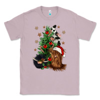 Lilac heifer cow gnomies christmas tree Classic Tee - CowGirlArtShop