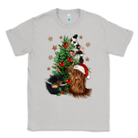 Moon Dust heifer cow gnomies christmas tree Classic Tee - CowGirlArtShop