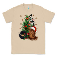 Mushroom heifer cow gnomies christmas tree Classic Tee - CowGirlArtShop