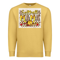 Antique Gold softball mom Premium Sweatshirt - JahusDesignShop