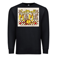 Black softball mom Premium Sweatshirt - JahusDesignShop