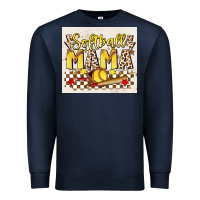 Navy softball mom Premium Sweatshirt - JahusDesignShop