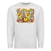 Oatmeal Heather softball mom Premium Sweatshirt - JahusDesignShop