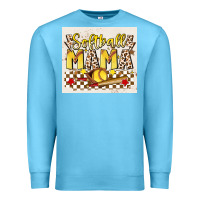 Ocean Blue softball mom Premium Sweatshirt - JahusDesignShop