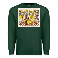 Sports Green softball mom Premium Sweatshirt - JahusDesignShop