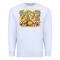 White softball mom Premium Sweatshirt - JahusDesignShop