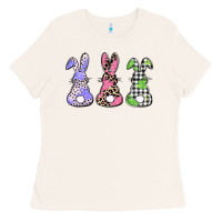 Bone Easter bunnies Ladies Tee - CowGirlArtShop