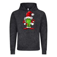 Vintage Black green christmas gnomes Vintage Hoodie - FaDigitalArtStudio