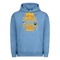 Pigment Pebble Blue crushs your enemies merch Urban Hoodie - baoMotion