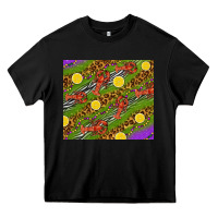 Black Mardi Gras Crabs and lemons tumbler Heavy Core Tee - HowdyJamesFarm
