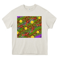 Cream Mardi Gras Crabs and lemons tumbler Heavy Core Tee - HowdyJamesFarm