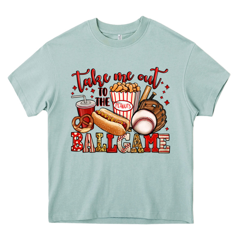Take Me Out To The Ball Game Baseball Heavy Core Tee by Jasminsmagicworld | Teevron