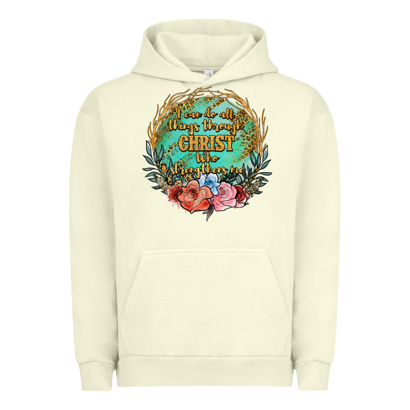 I Can Do All Things Through Christ Who Strenghtens Me Urban Hoodie by JahusDesignShop | Teevron