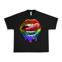 Black rainbow lips pride Urban Heavy Tee - FaDigitalArtStudio