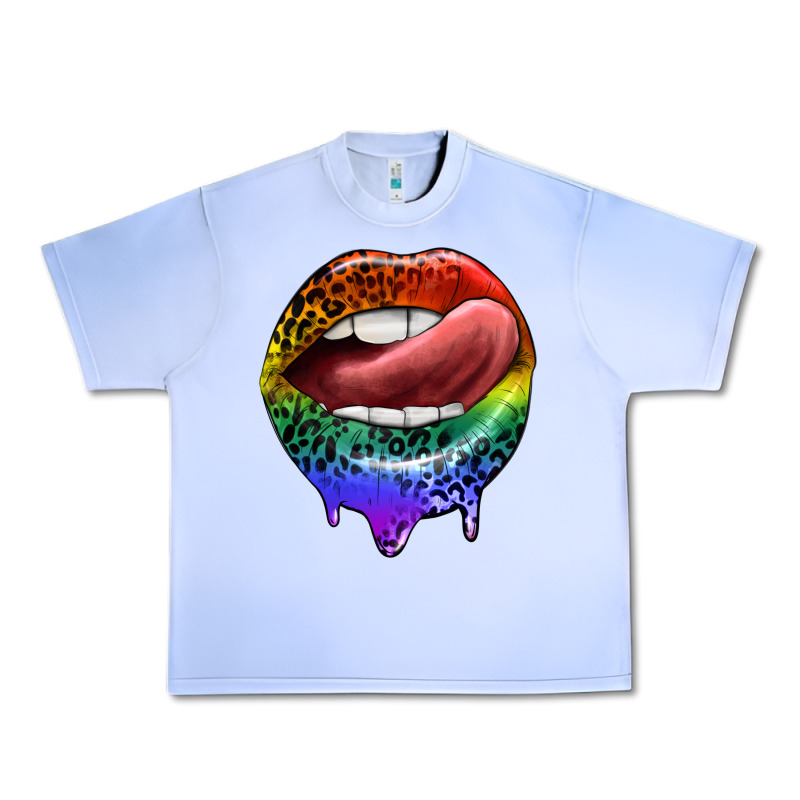 Rainbow Lips Pride Urban Heavy Tee by FaDigitalArtStudio | Teevron