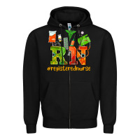 Black registered nurse juneteenth Zipper Hoodie - AdoDesignShop