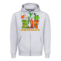 Heather Grey registered nurse juneteenth Zipper Hoodie - AdoDesignShop
