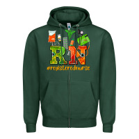 Sports Green registered nurse juneteenth Zipper Hoodie - AdoDesignShop