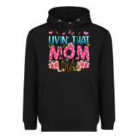Black livin' that mom life Heavyweight Hoodie - JahusDesignShop