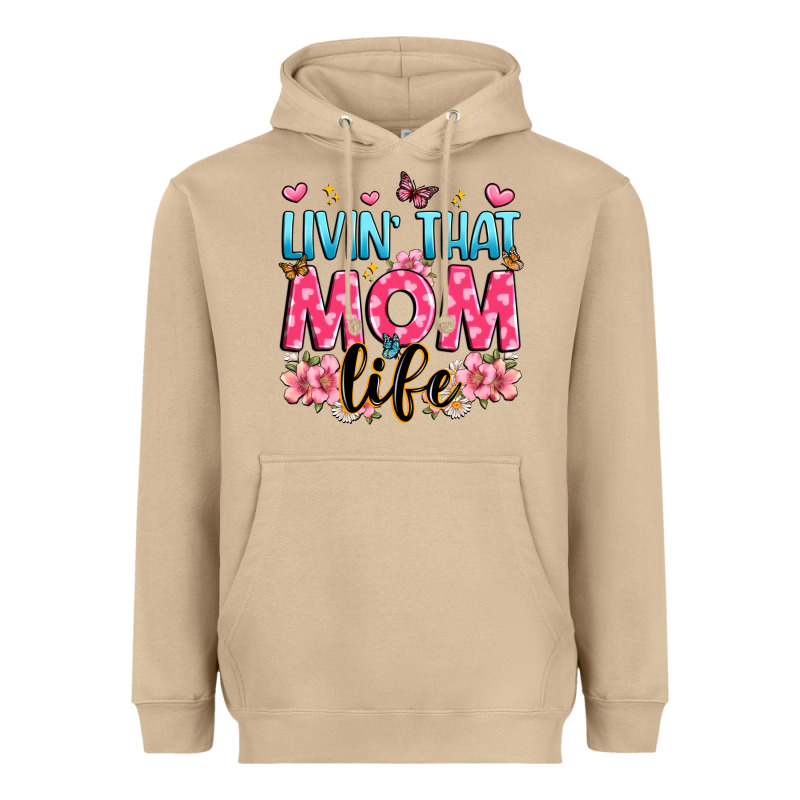 Livin' That Mom Life Heavyweight Hoodie by JahusDesignShop | Teevron