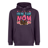 Plum livin' that mom life Heavyweight Hoodie - JahusDesignShop