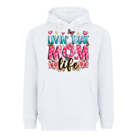 White livin' that mom life Heavyweight Hoodie - JahusDesignShop
