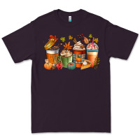 Fall Coffee Cups Premium Tee | Teevron