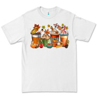 White fall coffee cups Premium Tee - CowGirlArtShop
