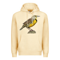 Pina Colada Western Meadowlark Premium Hoodie - LillyAllenDesigns
