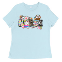 Baby Blue Easter Nurse  Easter Day Ladies Tee - CowGirlArtShop