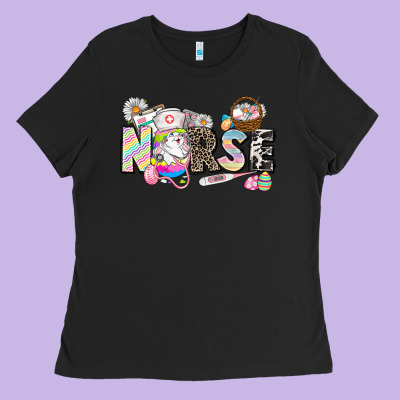 Easter Nurse  Easter Day Ladies Tee Designed By Cowgirlartshop