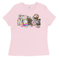 Bubblegum Pink Easter Nurse  Easter Day Ladies Tee - CowGirlArtShop