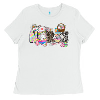 White Easter Nurse  Easter Day Ladies Tee - CowGirlArtShop