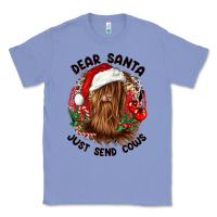 Colony Blue dear santa just send cows Classic Tee - CowGirlArtShop